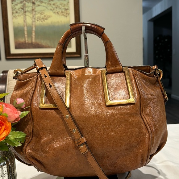 Authentic Chloe Ethel Leather Tote bag with strap - Picture 2 of 15